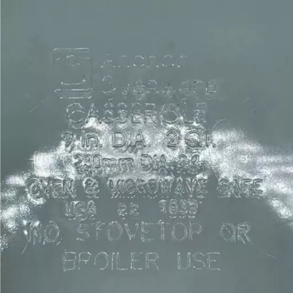 Vintage Anchor Hocking Green Casserole Dish 2qt Ovenware - Picture 5 of 6